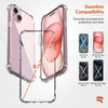 ROOCASE Plexis Clear Case for iPhone 15 Plus, Slim Transparent Cover