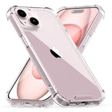 ROOCASE Plexis Clear Case for iPhone 15 Plus, Slim Transparent Cover