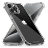 ROOCASE Plexis Clear Case for iPhone 15 Pro, Slim Transparent Cover