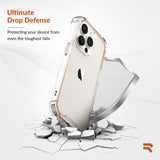 ROOCASE Plexis Clear Case for iPhone 15 Pro Max, Slim Transparent Cover