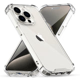 ROOCASE Plexis Clear Case for iPhone 15 Pro Max, Slim Transparent Cover